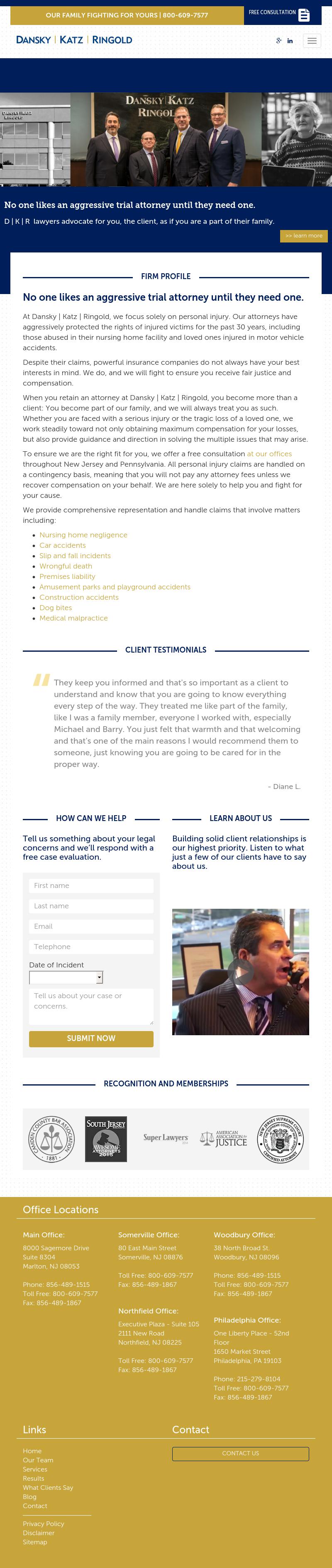 Dansky | Katz | Ringold | York - Marlton NJ Lawyers